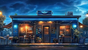 夜景咖啡店