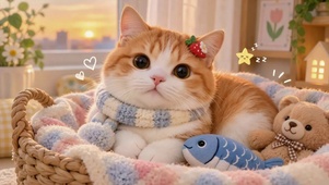 暖橘猫的治愈小窝