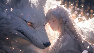 少女与狐