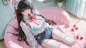 甜进心底的兔系少女-千咲