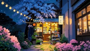 街角樱花咖啡屋