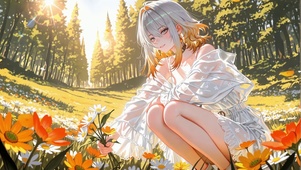 森花闲拾嘉贝莉娜