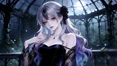 暗黑系甜酷少女