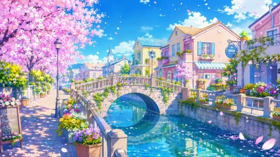 春日樱花小镇