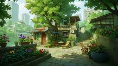 治愈系动漫风景
