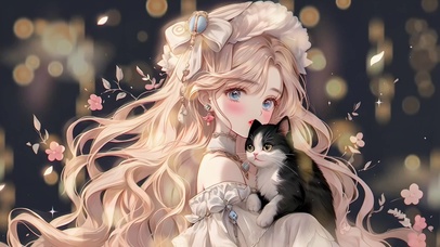猫咪和女孩