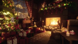 雪夜新年小屋