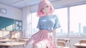 青春校园美女高清4k