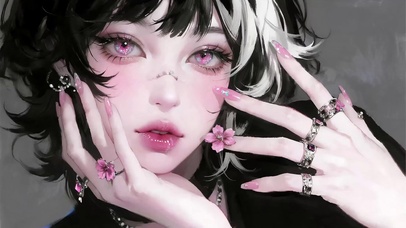 短发时尚女孩