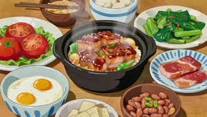 佳肴满桌