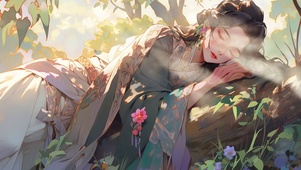 树下小憩