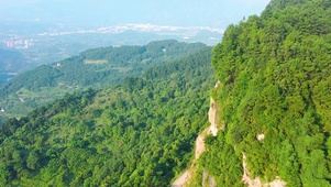 威严的青山
