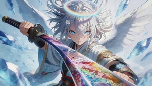 桃花刀天使女孩