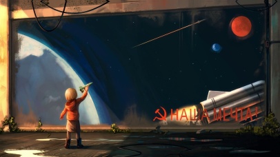 火箭男孩~【太空唯美可爱版】