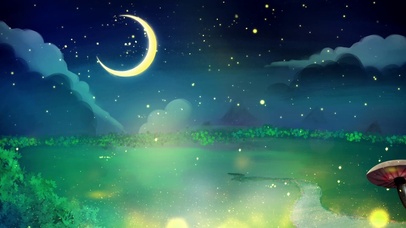 荧光星空