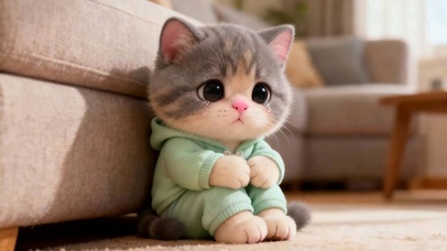 哭泣猫咪