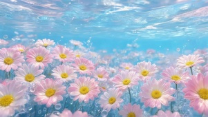 治愈水下鲜花