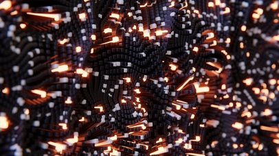 旋转电子海葵摇摆桌面