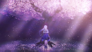 唯美樱花湖畔
