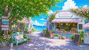 治愈海边浪漫杂货店