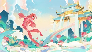 鱼跃龙门