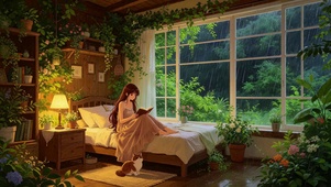 雨天的氛围感