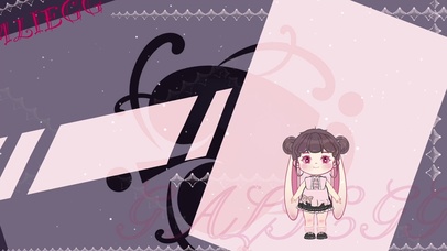 超级甜心兔兔可爱的少女咖喱鱼蛋