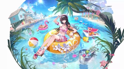 鸣潮夏日泳装千咲