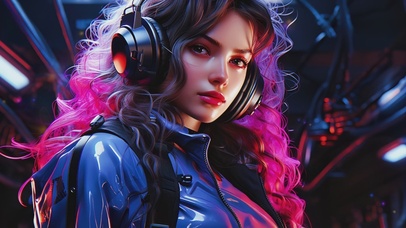 欧美电竞美少女