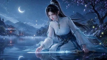 月夜水岸宁姚