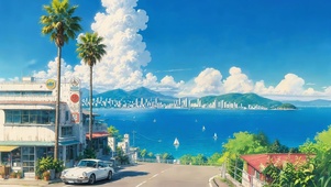 治愈海边小镇