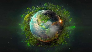 绿色植物地球
