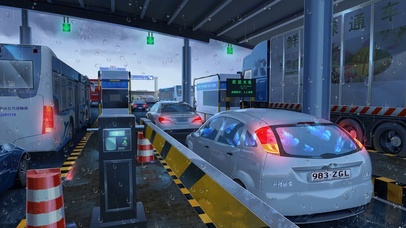 唯美雨中动漫收费站