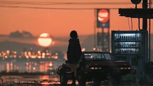 街道的少女