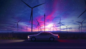 驰骋的汽车