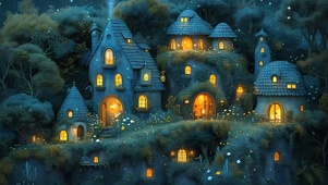 护眼绿景