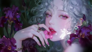 鸢尾花少女