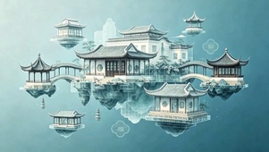 唯美中国风建筑4K