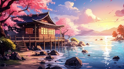 治愈海边风景