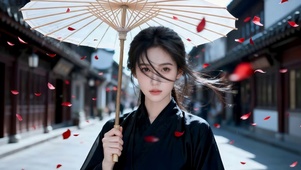 唯美国风女孩