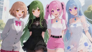 动漫插画少女