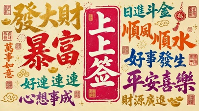 暴富上上签
