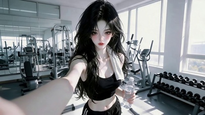 健身房女孩