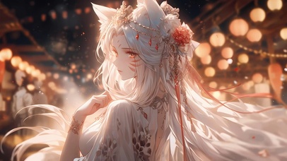 白狐少女