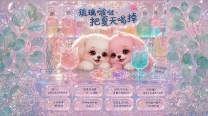 琉璃啵啵，把夏天喝掉