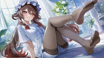 卧室甜美二次元美少女胡桃