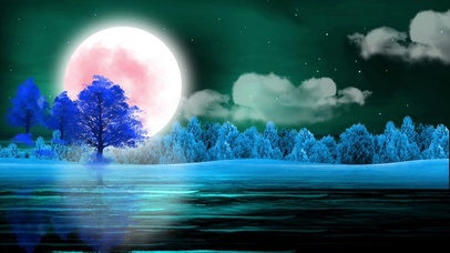 一轮明月照江河