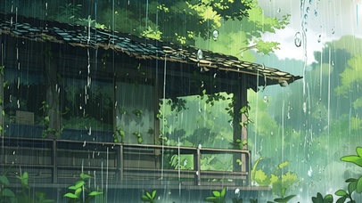 雨中小屋