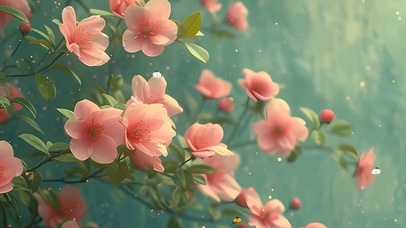 护眼树木带鱼屏