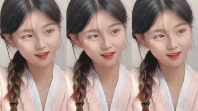 呆萌小甜妹可爱治愈乖巧迷人萌妹